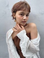 ブラウヘアアンドケア(care)&nbsp;ベージュカラー×ベリーショート