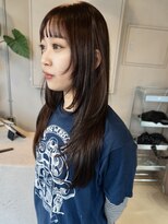 ソワ バイ ルシル(SOIE by Lucile)&nbsp;レイヤーカット　ワイドバング　透明感カラー　福島市