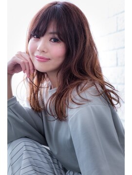 ヘアーアートシフォン 川口東口店(hair art chiffon) ひし形シルエット&グレージュの大人ボブ風マッシュウルフ 川口