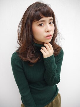 オーガニック アトリエ 大宮(organic+atelier) ミディアムウェーブにイルミナカラー×髪質改善×大宮