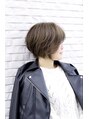 ブレス バイ ファースト 大和吉岡店(Breath by first) マットアッシュ系デザインカラーで、クールボブスタイル☆