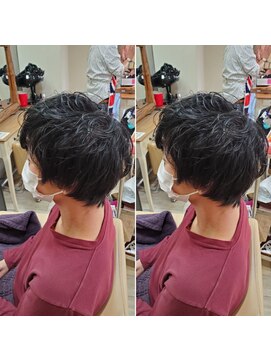 アナザースカイ (another sky) メンズショート×パーマスタイル