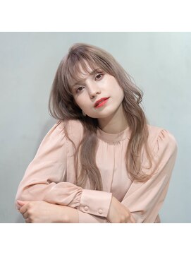 リタ(rita.) 韓国風◎ホワイトラベンダーベージュ×レイヤーカット
