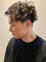 ソレイユ オム シンサカエ(SOLEIL HOMME SHINSAKAE) メンズ定番♪ツーブロック×無造作パーマ☆