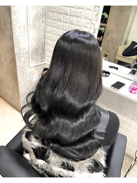 ニノ(nino) 【NINO】韓国ヘア　ネイビーブラック　ヨシンモリ