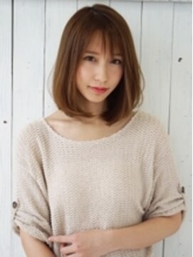 アグ ヘアー カルネ 放出駅前店(Agu hair carnet) 前髪×Aライン大人ロブ