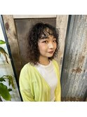 ボブ　スパイラルパーマ