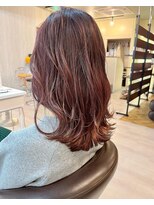 トモズヘアデザイン(Tomo's Hair Design)&nbsp;ピンクブラウンwithインナーベージュ