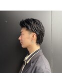 ツーブロスパイキーショート