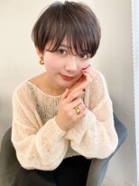 ソア 渋谷(soar)&nbsp;30代40代50代ショートパーマ/ショコラアッシュ/ヘルシースタイル