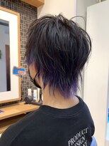 ルーム(Room)&nbsp;メンズウルフカット/ウルフインナーカラー/裾カラー