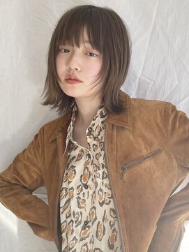 ディッセンバー 神宮前(December) beige / layer cut