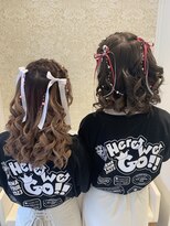 アッシュ たまプラーザ店(Ash)&nbsp;推し活ヘアメ編みかちゅハーフツイン