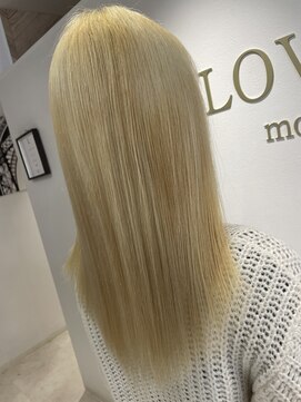 ラビスモア(Lovis moa) 切りっぱなしボブ/エアリーロング/ピンクブラウン/美髪のススメ