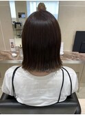 切りっぱなしボブ