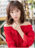大人可愛いくせ毛風ウェーブ巻きくびれヘアh3北浦和20代30代40代