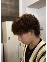 メンズギフト(men's GIFT)&nbsp;ツーブロックツイストスパイラルパーマメンズマッシュウルフ