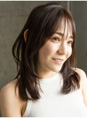 池袋HOLON【レイヤーカット/ハッシュカット/暗めカラー/前髪】