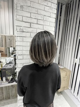 フェリア 渋谷(Feria) 【Feria 渋谷】ショートバレイヤージュ☆渡邉悟