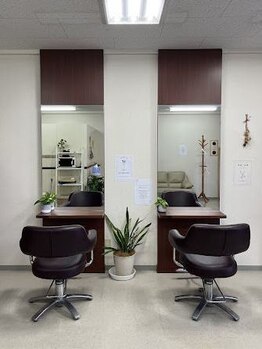 マリル mariru ヘアーサロンの写真/《マンツーマン施術》ゆったりと流れるプライベート空間であなただけのサロンタイムをお寛ぎください♪