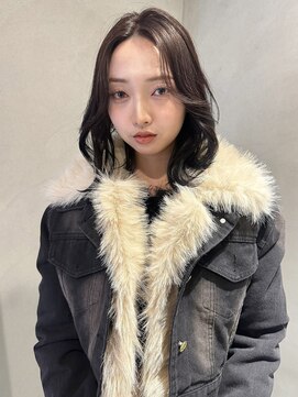 ペレ 梅田(PELE) 前髪/アンブレラカラー/こなれミディ/イメチェン/ウェーブパーマ