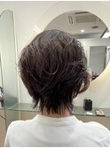 ニュアンスパーマ　大人ショート　◎30代　40代　50代