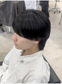 曲がる縮毛矯正/シースルーマッシュ/メンズカット/ウルフ/岩名