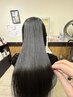 ≪ご新規様≫質感相談+質感調整矯正+根元カラー+カット+ケアトリートメント