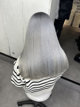 スワイ(SWAY) シルバー ブリーチ/髪質改善/ボブウルフ/エクステ/ダブルカラー