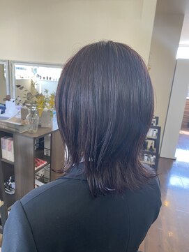リミットヘアー 大在店(Remit hair) 〈山本〉ボルドーブラウンカラー