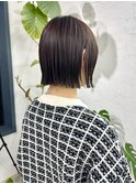 切りっぱなしボブ/トリートメントストレート/学割U24