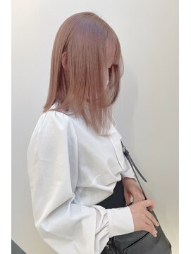 レル(lelu) ピンクベージュ/ハイトーンカラー