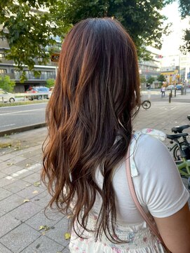 アグランテトラ 野田阪神店(a Gland tetra) ワンカールモテ髪前髪小顔カットサイドバング艶感