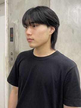 スー 渋谷(suu) メンズカットメンズマッシュシースルーマッシュシースルーウルフ