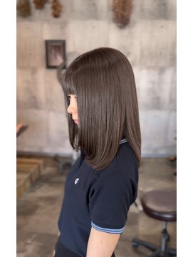 カーキヘアリンク(khaki hair link) 柔らかグレージュ