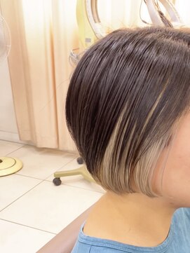 スタイルクリエイター 牛久店(Style Creator) インナーカラー　ホワイトベージュ