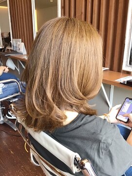 ピールアーク(peal ark) ミルクティーベージュ×くびれヘア