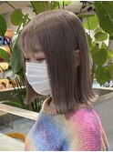 渋谷ブリーチカラーハイトーンカラーアッシュベージュカラー韓国