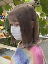 サンクマーケット 渋谷(cinq MARKET)&nbsp;渋谷ブリーチカラーハイトーンカラーアッシュベージュカラー韓国