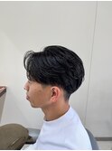 【センターパートマッシュ】抜け感×色気を纏う上品メンズカット