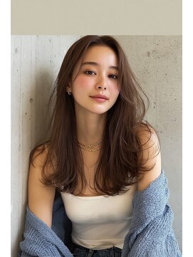 ミー 岡崎(mii) 大人かわいいゆるふわ愛され透明感ベージュカラー