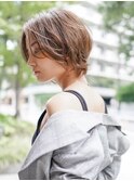【GEEKS渋谷】レイヤーショート/ウルフ/冬カラー/クールショート