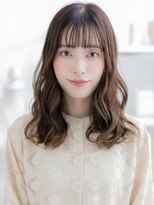 モッズヘア 上尾西口店(mod's hair)&nbsp;大人可愛いフェザーバングエアウェーブパーマc7上尾20代30代40代