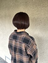 穀雨(Kokuu)&nbsp;着物ヘア/大人ガーリー/ダークアッシュ/似合わせカット/弥富