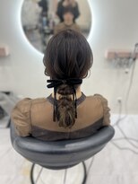 クラン 北新地店(Clan)&nbsp;編みおろしスタイル/北新地ヘアセット