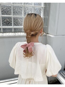 ロンドブルーム 天神大名店(Lond Bloom) 暗めカラー/ブリーチなしカラー/ヘアアレンジ/福岡/天神/20代