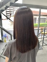 ヘアー アイス 御器所本店(HAIR ICI)&nbsp;美髪ストレート×髪質改善◎艶髪ロング 20代30代アッシュ
