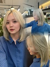 ロア 福岡天神本店(LORE) ダブルカラーベージュカラーケアブリーチカラーハイトーンカラー