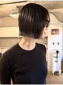 20代30代40代切りっぱなしボブぱっつんボブ大人ボブショートボブ