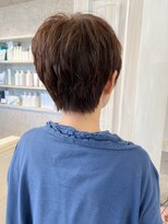 キャアリー(Caary)&nbsp;福山美容室Caaryショートボブ髪質改善パーマ小顔20代30代40代